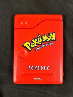 Pokemon Red Pokedex Handheld with Yellow & Blue Logo
